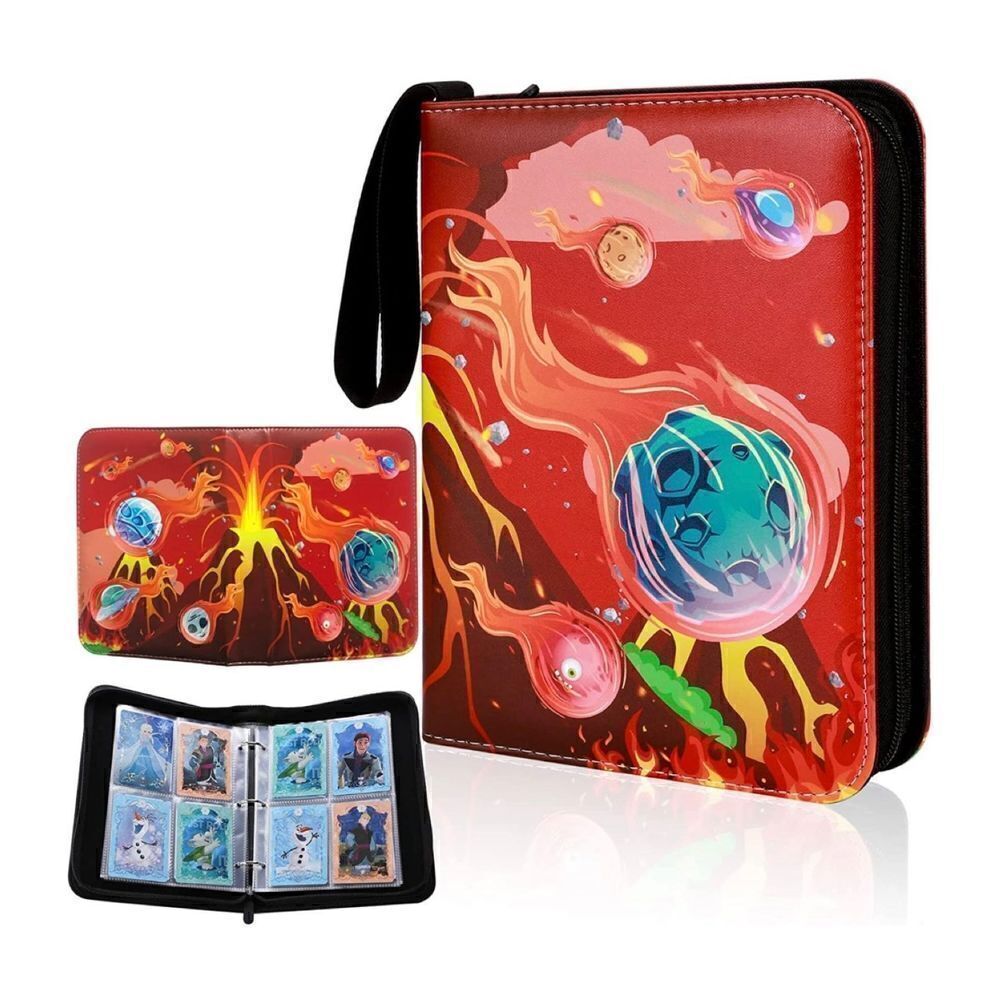 Carrying Pokémon Card Binder for Game Cards, Pockets Zipper Binder Case Album